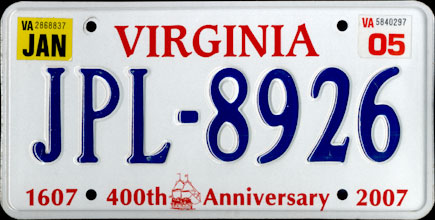 Virginia - 2005
Passenger Virginia - 2005 Passenger